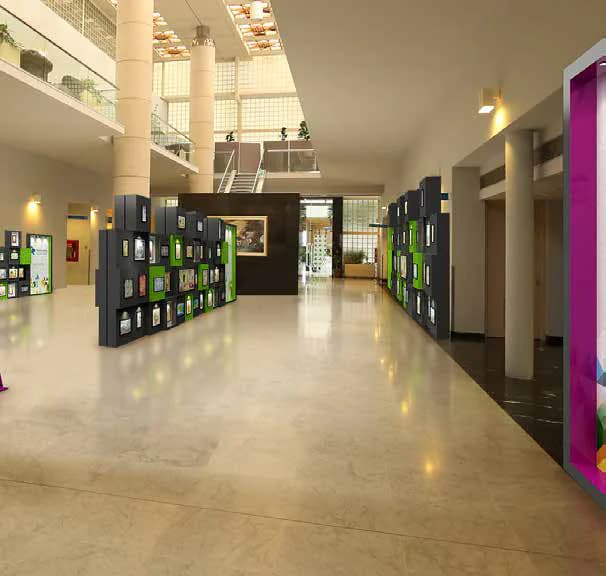 Spatial exhibition environment for the Sixth Scientific Conference